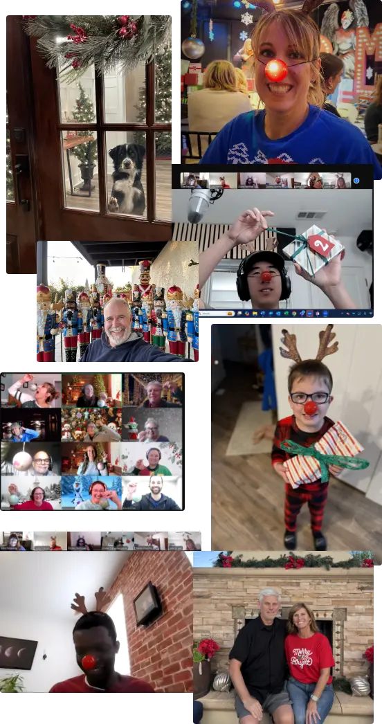 IFI Professionals holiday celebration collage